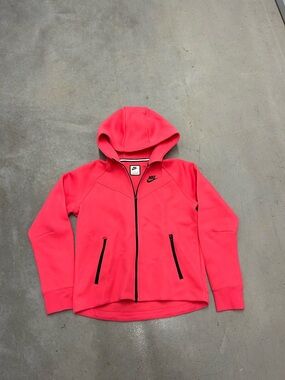 Nike Hot Pink Zip-Up Hooded Sweatshirt